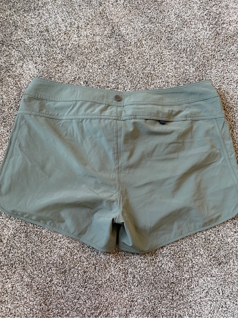 Prana Women’s Olive Green Athletic Shorts - Picture 3 of 7